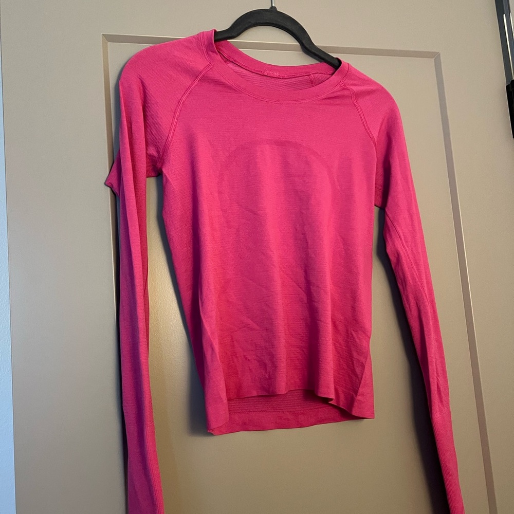 Lululemon sonic pink LS 2.0 *Race Length
